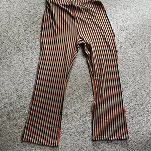 Fashion Brand Company - 70's Stripe Cozy Lounge Pants - 2x
